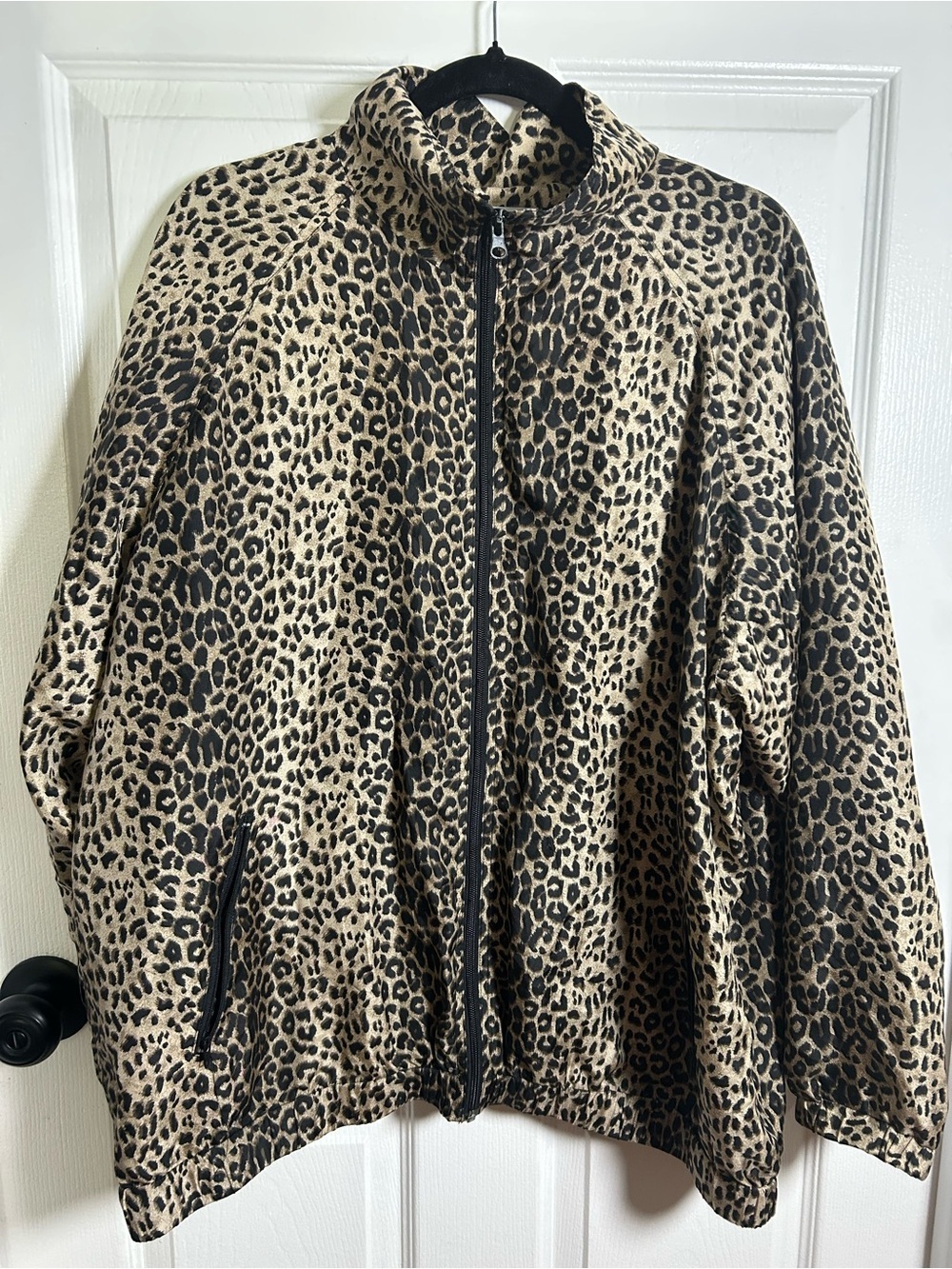 Avenue Leopard Print Jacket - Tan & Black